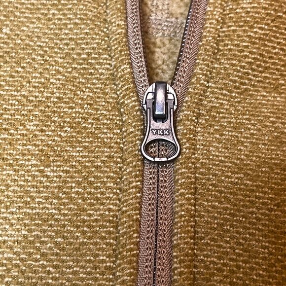 Men's The North Face Textured Cap Rock ¼ Zip Pullover Sweatshirt Jacket L Gold - Picture 5 of 12